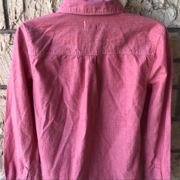 Old navy button up light pink Top Western Size Small - Picture 6 of 11